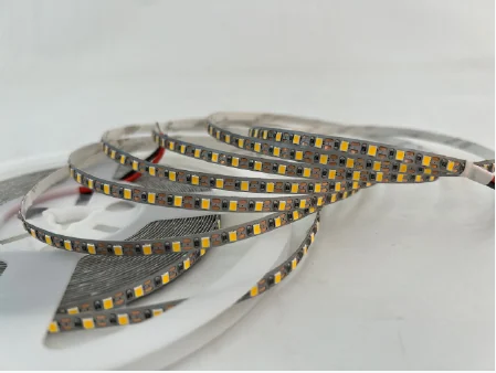 Coiled LED strips on dark PCB shown in the catalog