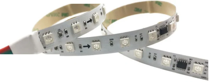 DMX512 strip series shown in the Wismart V7 catalog