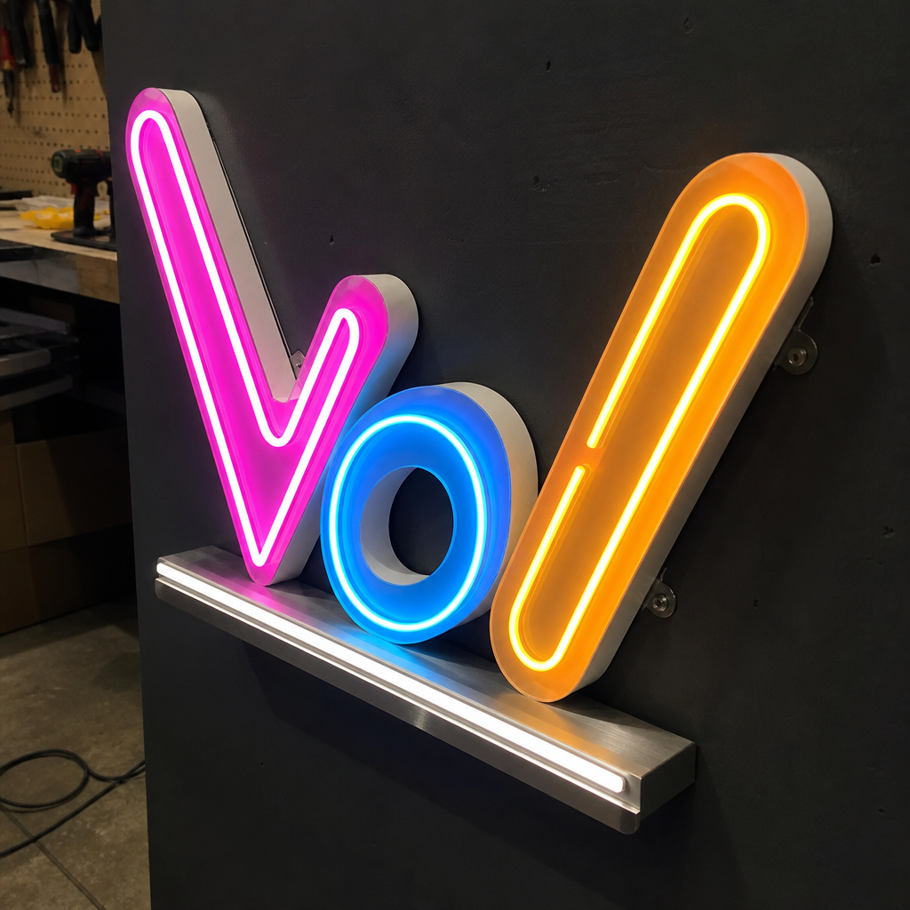 Channel letter LED strip application direction