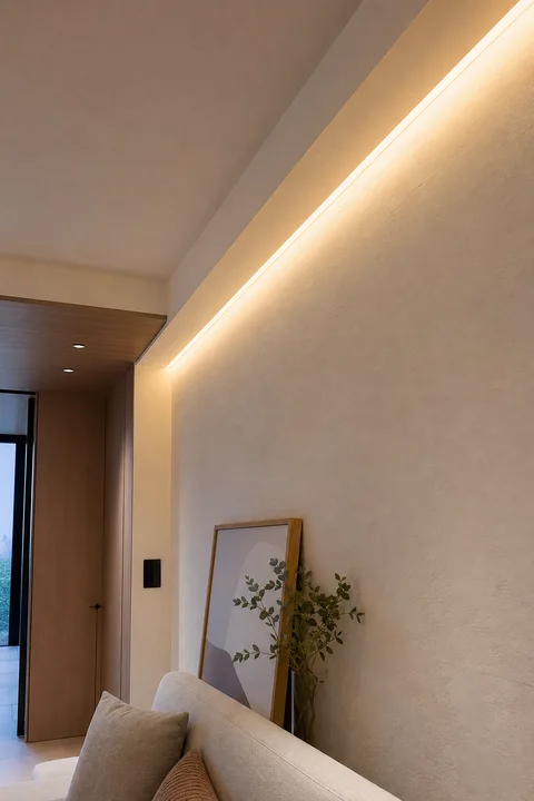 Cove and ceiling