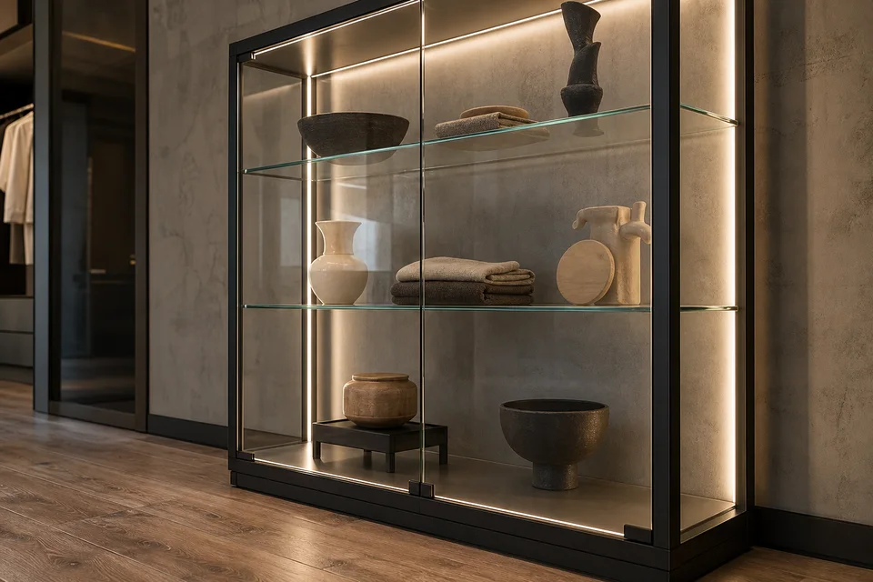 Display and showcase