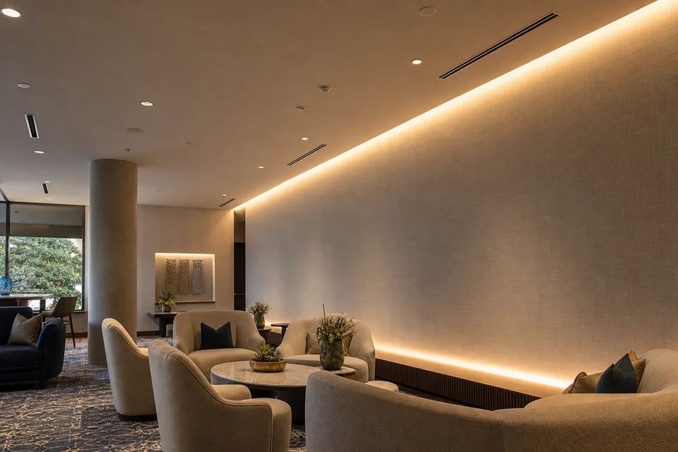 Hospitality mood lighting