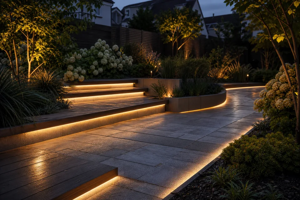 Outdoor pathway lighting