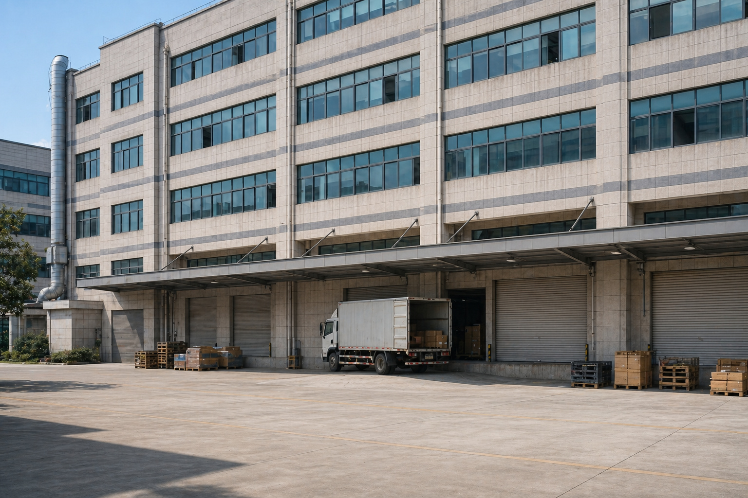 Logistics loading area