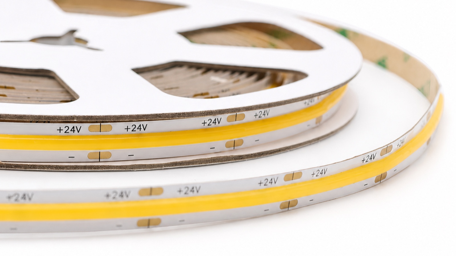 Wismart 24V COB LED strip on a reel for cove-lighting product selection