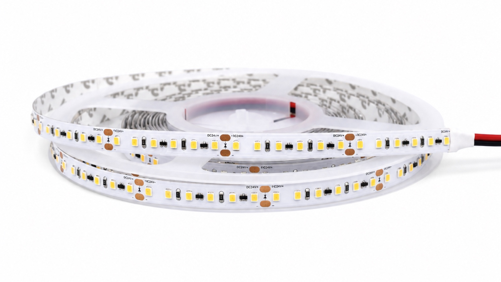 Wismart 24V SMD LED strip coil with factory lead for power-supply and voltage-drop planning